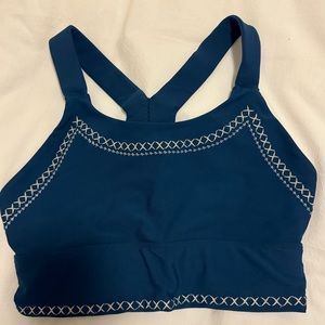 Soul Cycle long line stitch sports bra